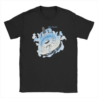 Neuheit Dire Straits Brothers In Arms 1985 T-Shirts Herren Rundhals 100% Baumwolle T-Shirts Kurzarm T-Shirt Übergröße Kleidung