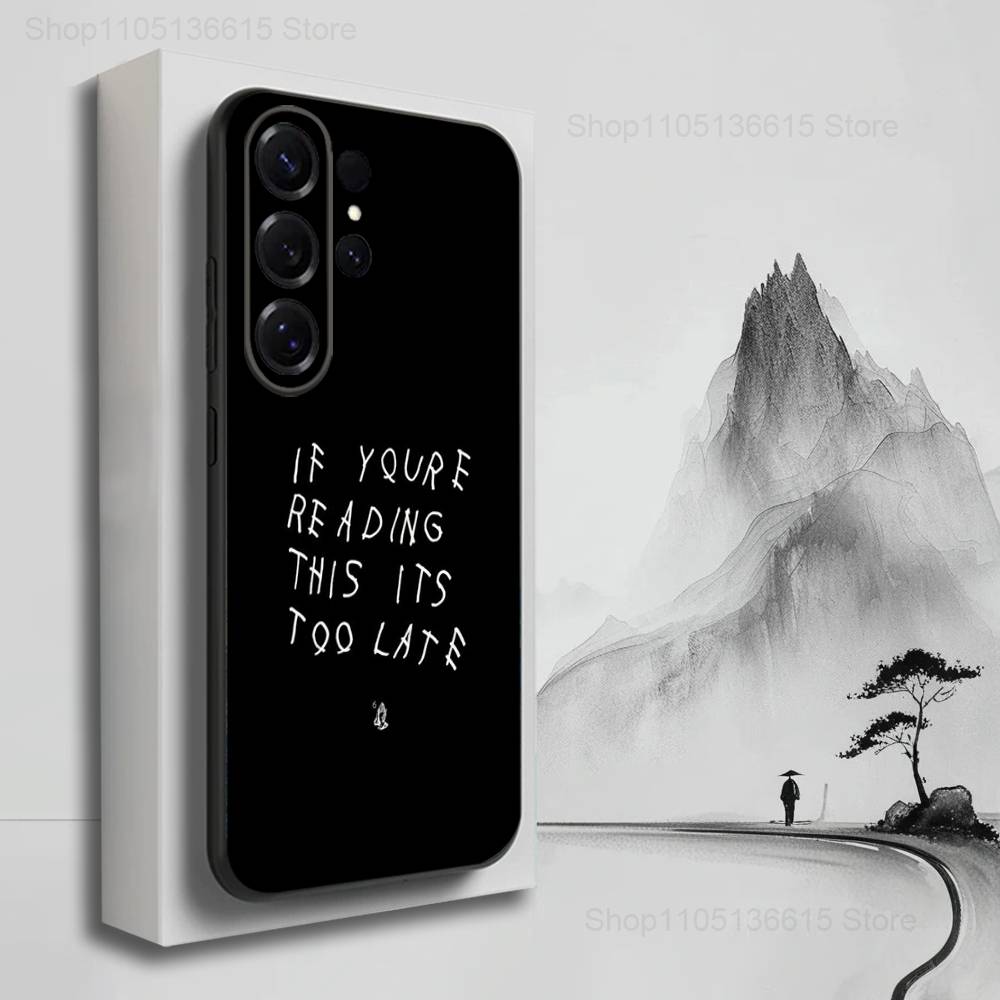 

SSS4U D-Drake new Album Phone Case For Samsung S25,S24,S23,S22,S21,S20,S10,S9,Ultra,Plus,Lite,FE,Soft Silicone Black Cover SamsungS25
