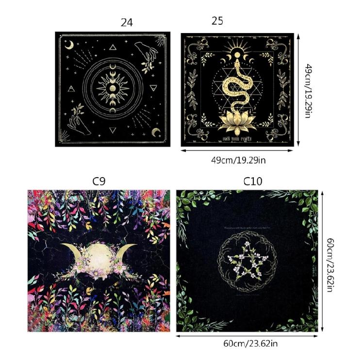Altar Divination Pendulum Divination Tablecloth Mat Board Game Tarot Card Pad