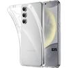 Case for Samsung Galaxy S25, Flexible Reinforced Protection Shockproof Transparent Silicone