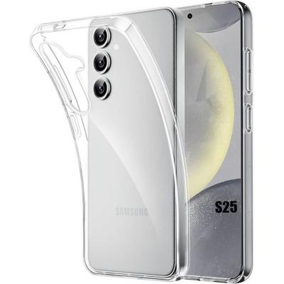 Case for Samsung Galaxy S25, Flexible Reinforced Protection Shockproof Transparent Silicone