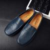2025 Summer New Men's Fashion Large Casual Leather Shoes Breathable and Comfortable Driving Shoes Men's Shoes Zapatos De Hombre