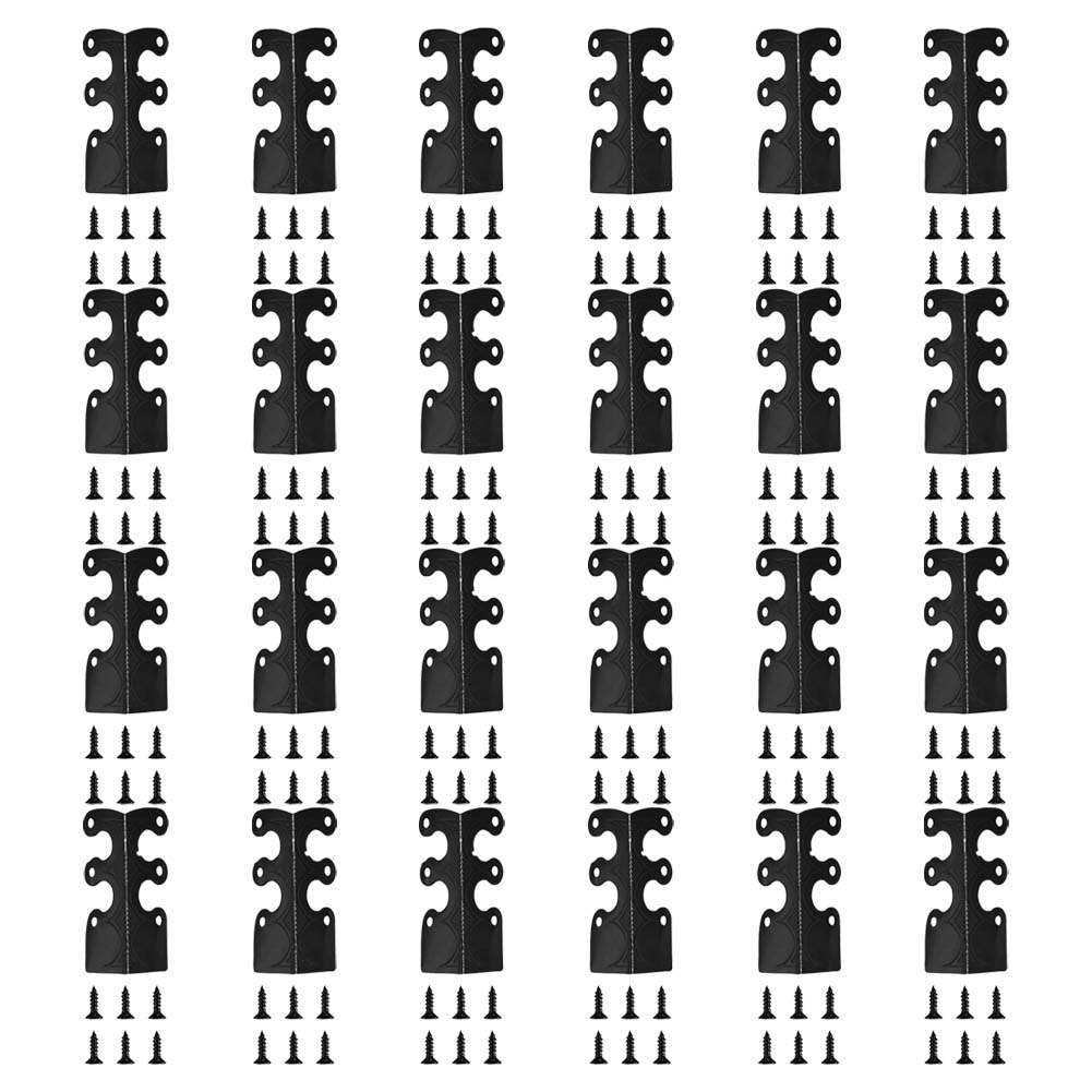6/12/18/24 Stück Eckenschutz Vintage Metall Eckenschutz 6 Stück Für Stilvolle Sockelleisten Wohnzimmer Büro