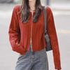Short Twist Zipper Knitted Cardigan Sweater Jacket Autumn Wear Niche Design Outer Top Women