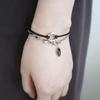 821WEBSERVICE Heart Half Chain Bracelet