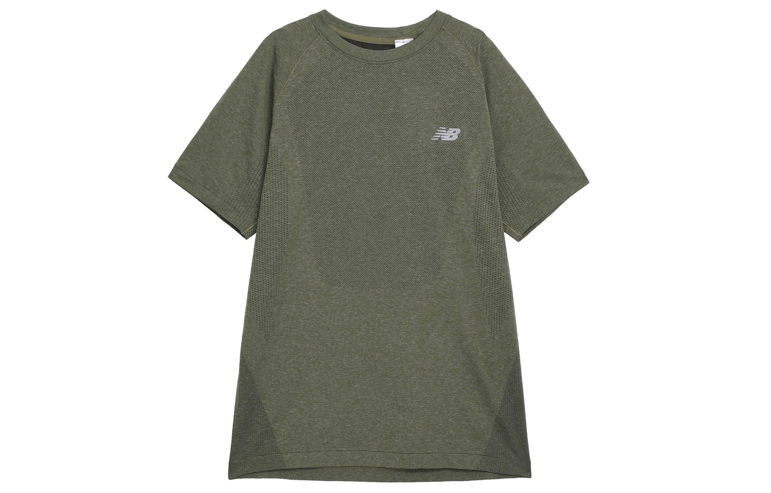 New Balance Knit T Shirt T Shirt Men s Olive Green MT41080-DEK M