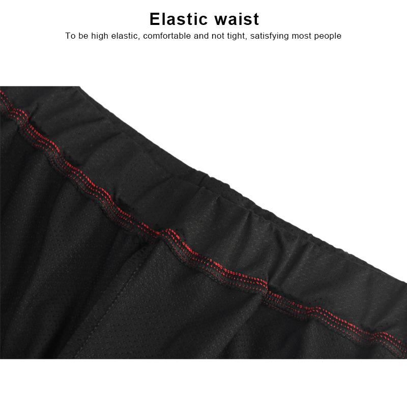 Radlerhose, atmungsaktive Mesh-Unterwäsche, 5D-Gel-Pad, stoßfeste Rennrad-Unterhose, MTB-Fahrradunterwäsche, Sommer für Herren