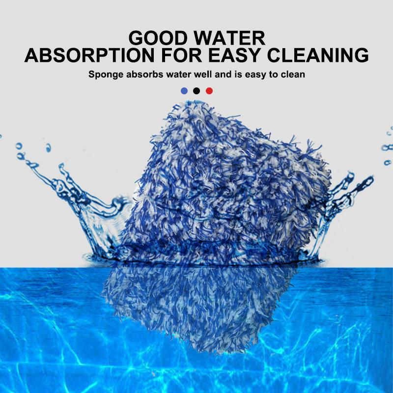 Plush Car Wash Sponge Block High Water Absorption Clean Sponge Dust Removal Brushes Car Detailing Care Washing Supplies