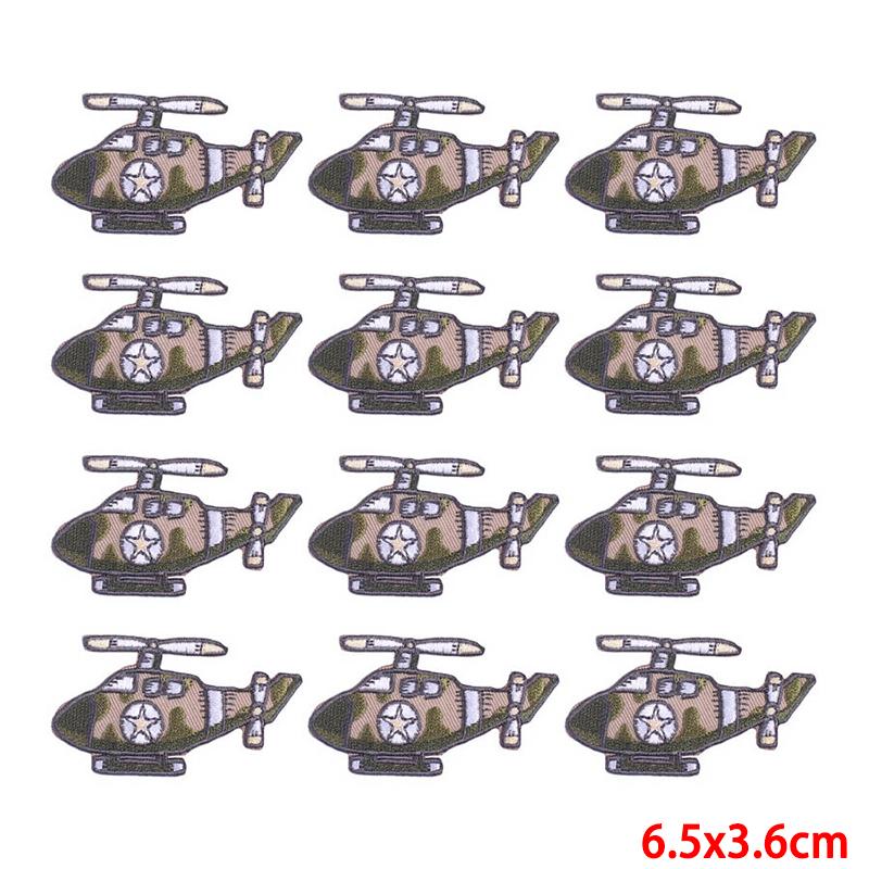 10 Pcs/lot Wholesale Embroidery Patch Iron On Patches For Clothing Patches On Clothes Jackets Decor Applique Sew Supplies