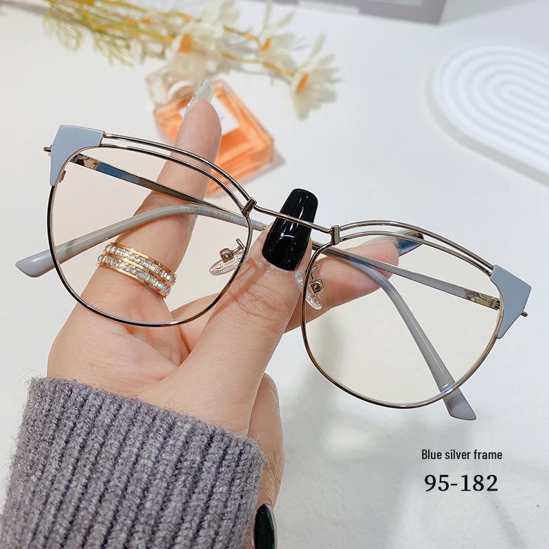 95182 Stilvolle Cat-Eye-Blaulichtbrille für Damen - Leicht, Verglasungsfähig