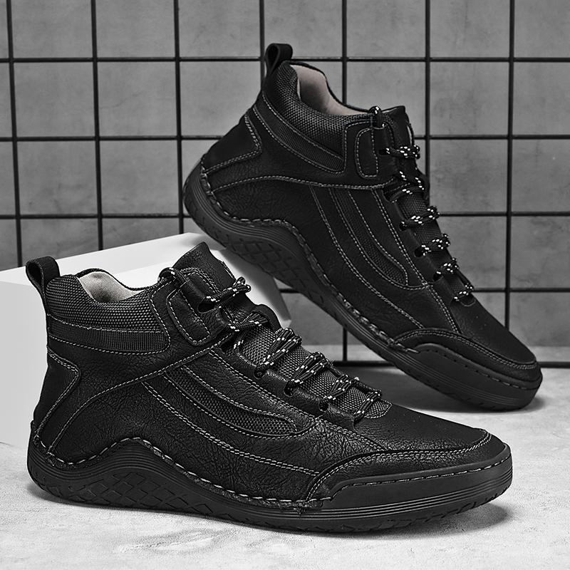 Fashion New Winter Warm Men Snow Boots High Quality Comfortable Men's Ankle Boots Winter Plush Warm Men Shoes Outdoor Casual Sneakers