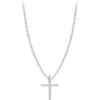 Collar Minimalista con Colgante de Cruz de Plata S925 para Mujer