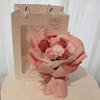 Valentine's Day Handheld Gift Box: Baby's Breath, Dried Flowers & Rose Soap for Girlfriend or Bestie