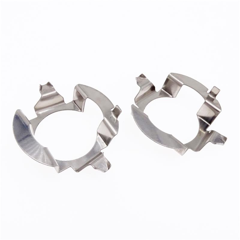For Mercedes-Benz E Class ML350 Car Headlight Bulb Holder Adapter H7 LED Lamp Metal Retainer Clips for VW Touareg Skoda