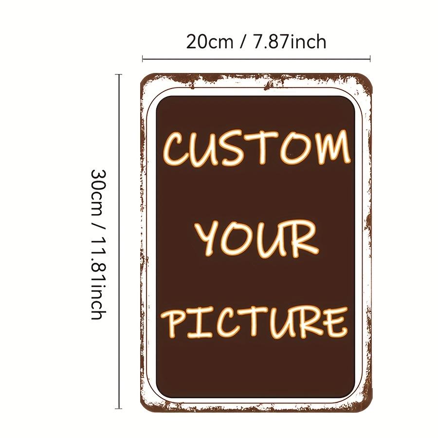 

Custom Scenic Metal Tin Sign Poster x Perfect for Living Room Beach Cafe Shop Garage Wall Art 20x30cm（7.8x11.8inch）