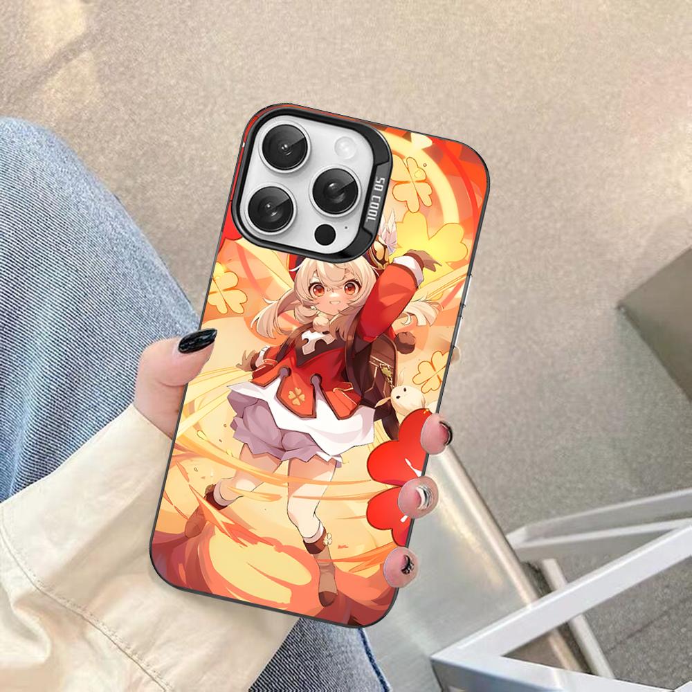

Genshin Impact Klee Phone Case For IPhone 16 15 14 13 12 11 Pro Max X XR XSMAX 8 7 Plus Matte Shockproof Back Cover iPhone 12 pro