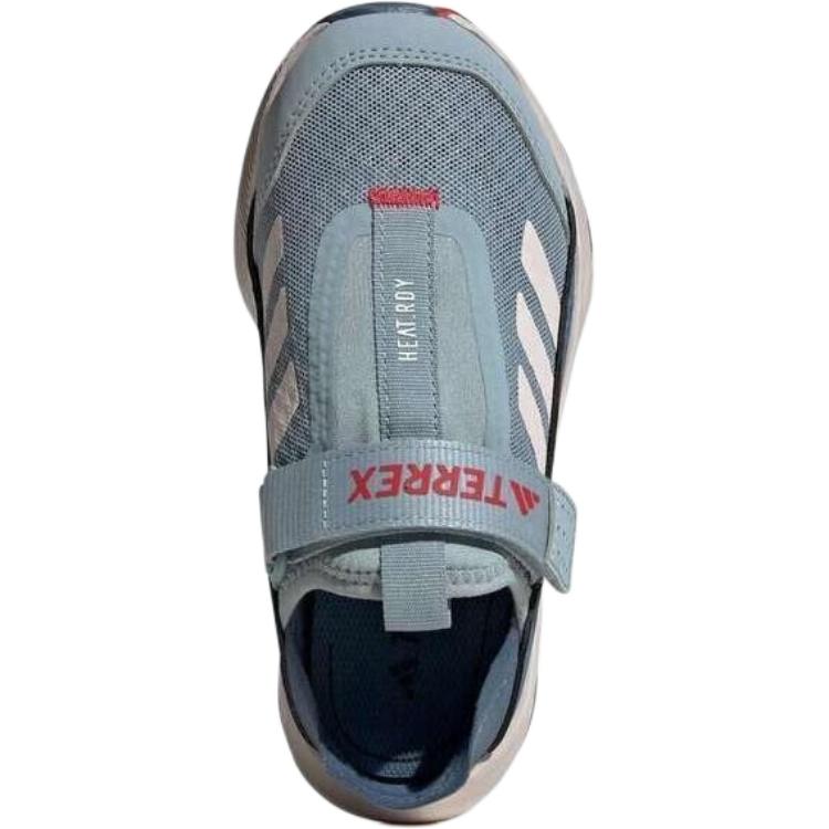 Adidas Voyager 21 Slip-On Terrex Soft Comfortable Non-Slip Durable Low-Top Outdoor Shoes Kids Shoes Gray IH3746