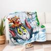 Tom & Jerry Christmas Holiday Poster PrintBlanket Flannel Throw Blanket for Sofa, Bed, Travel, Camping, Office
