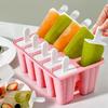Popsicle Molds Silicone 4/6/10 Cavity Popsicle Trays Freezer Homemade Ice Cream Molds BPA Free Ice Pop Easy Release Mold