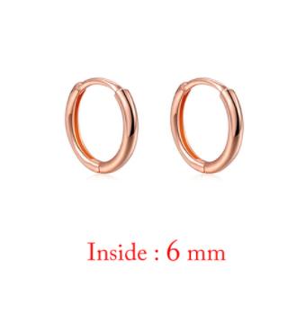 925 Sterling Silver Big Circle Stud Earrings for Women New Fashion Exaggerated Party Jewelry Gifts Prevent Allergy