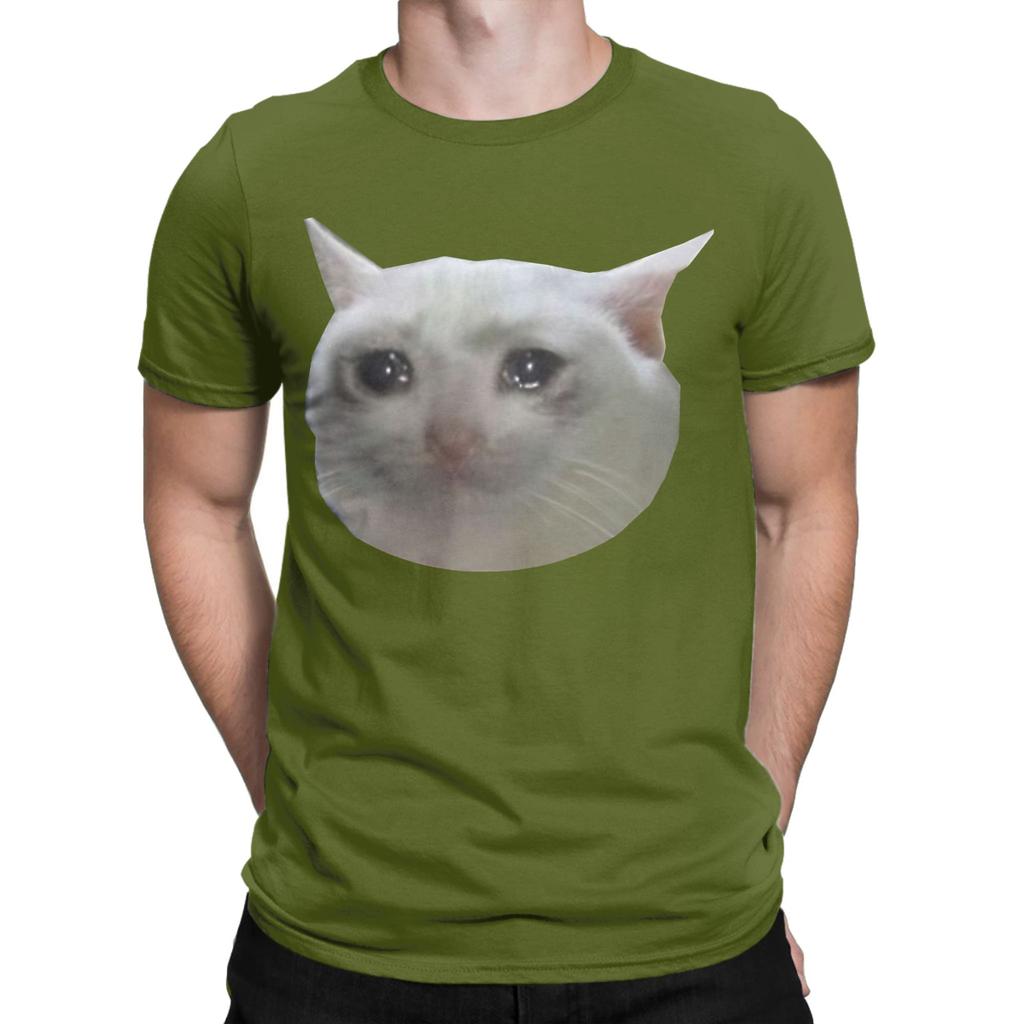 Crying Funny 100 Cotton Tshirt Meme Tops Tees For Unisex
