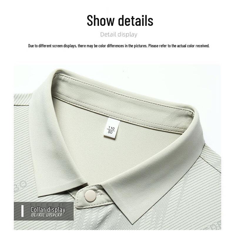 Hengyuanxiang Men's Ice-Feel Printed Short Sleeve Shirt