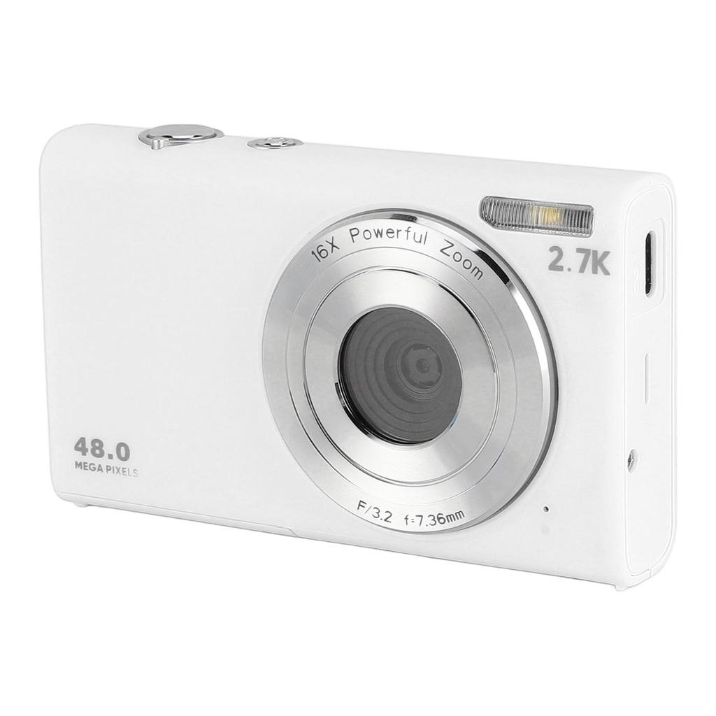 Digital Camera 2.7K 48MP Portable Vintage   Camera Auto  Camera with 2.8inch   Screen for Students Adults Girls