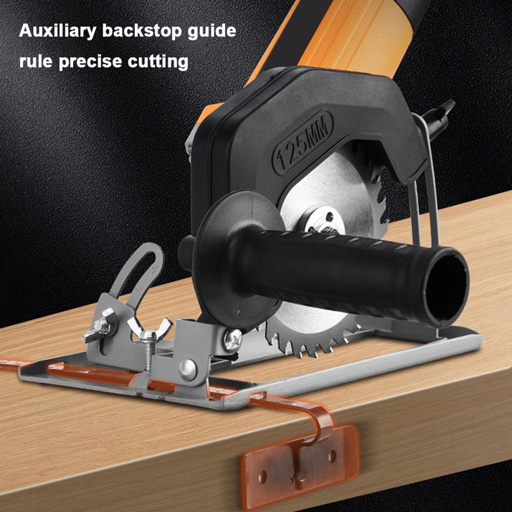 Positioning Bracket 0-40mm Cutting Depth Adjustable Nonslip Auxiliary Handle Modified Bracket Cutting Machine Slotting Base