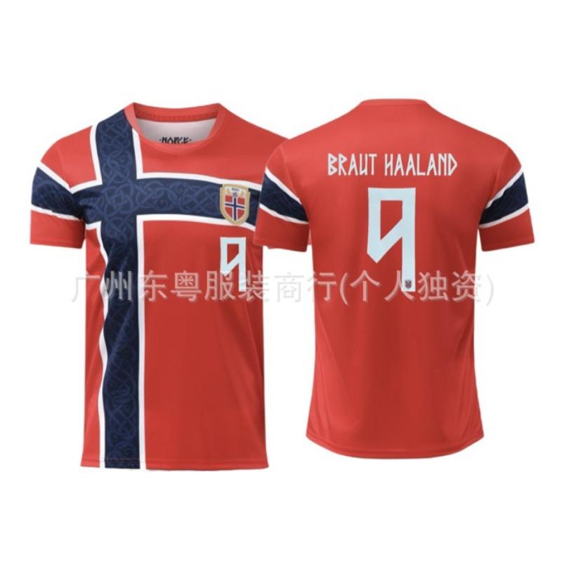 New Bar West Argentina Portugal Teeth France Belgium Jersey Adult Football Suit Club Short Sleeve T-Shirt