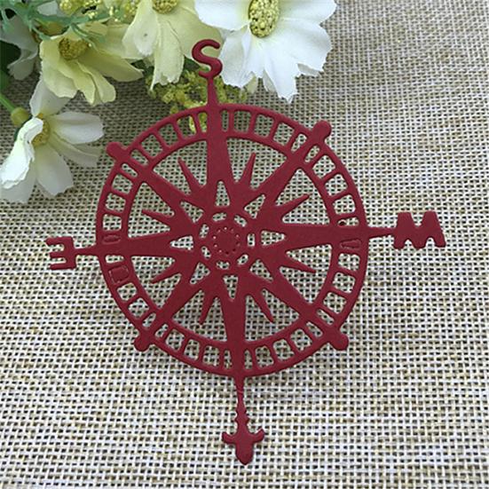 Compass Metal Cutting Dies DIY Scrapbook Emboss Paper Cards Decor Stencil Mold