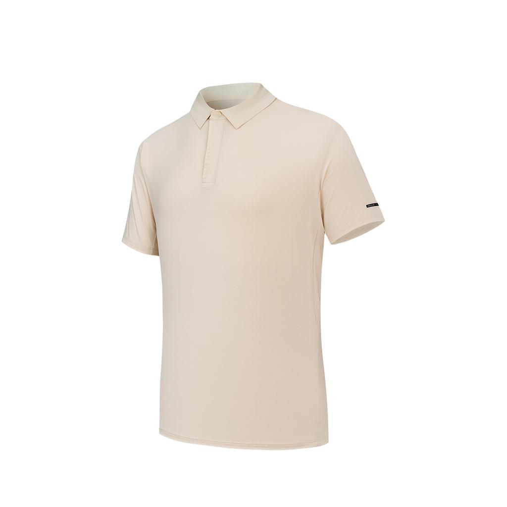 Anta Training Comprehensive Series Mens Short Sleeve Polo Shirt Summer 2026 Men tops Snow-Cherry-White 952627125-2