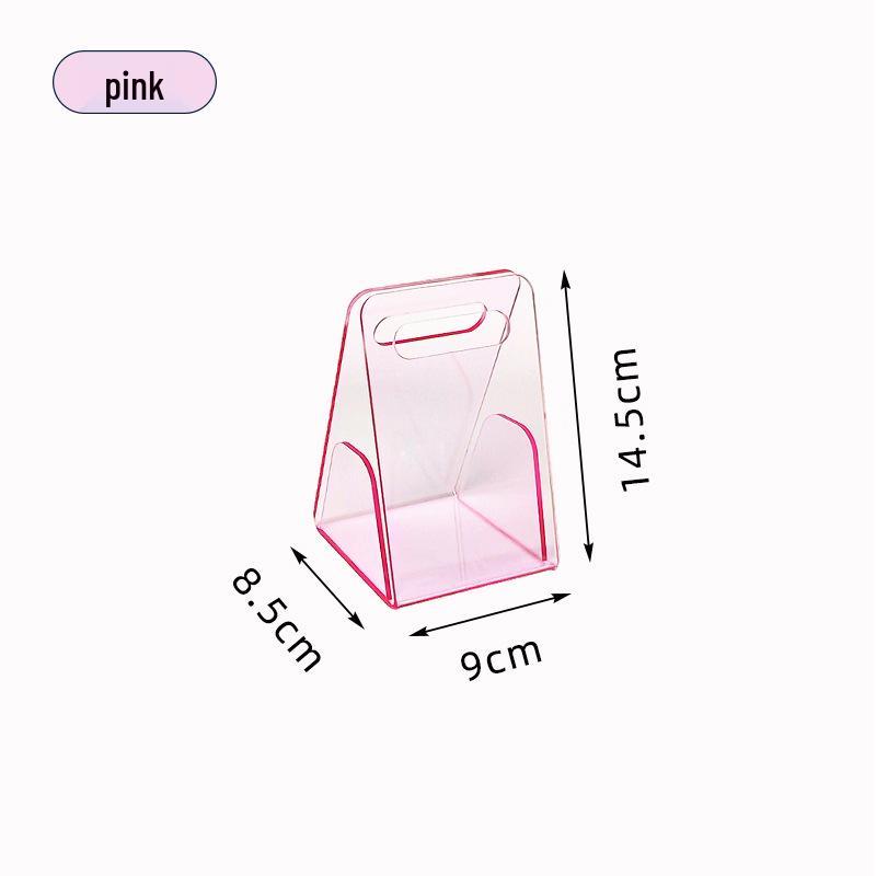 Transparente Acryl-Dreiecks-Blumenbox - Valentinstags-, Neujahrs-, Geburtstagsgeschenk