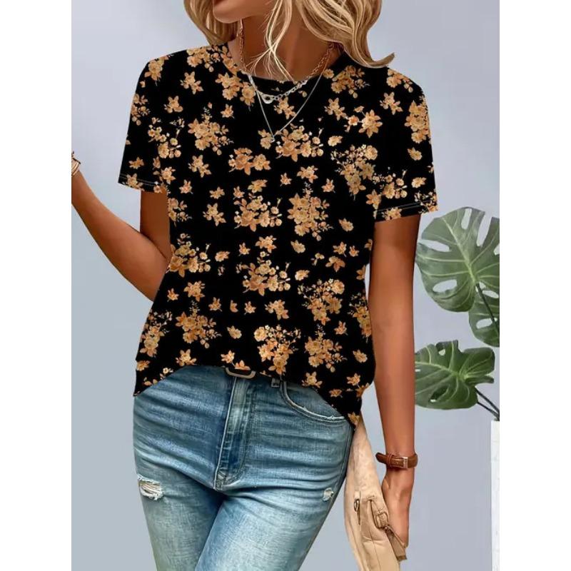 Summer Polka Dot Stripes 3D Print T-Shirts Women Casual O-Neck Short Sleeve T Shirt Harajuku Street Y2k Tees Top Female Clothing
