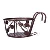Wrought Iron Flower Rack Multi-layer Hanging Type Flower Pot Holder Modern Style Wall Mount Hanging Shelf Plant Display