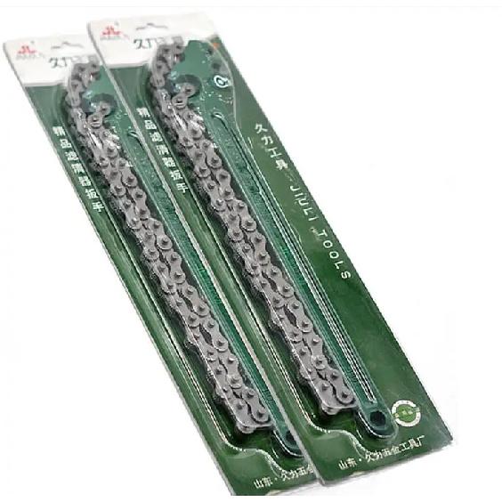15" Engine oil filter element Adjustable 60-200mm chain wrench Oil change remover Toothed belt length:700mm