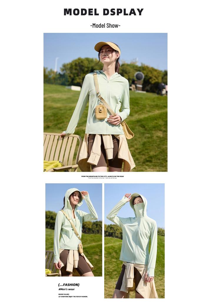 UPF50+ Ice Silk Sun Jacket: Lightweight, Breathable, UV Protection for Men & Women
