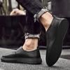 Fashion Luxury Brand Men Flats Casual Genuine Leather Shoes Business Men Loafers Formal Office Moccasins Slip on Soft Sole Driving Shoes