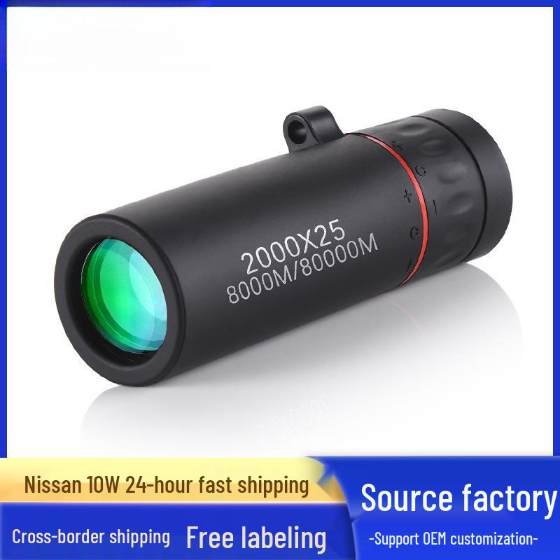 HD Mini Portable Monocular Telescope - High Magnification for Outdoor Use