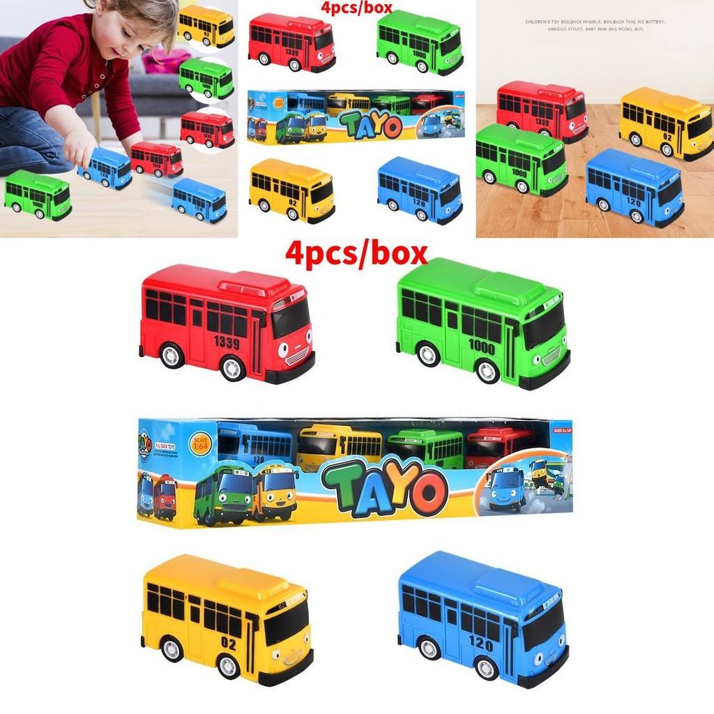 High-quality Mini Bus In Nine Colors With Working Doors Educational Toy Set