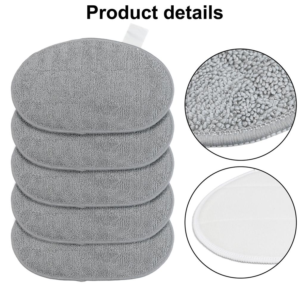 5pcs Mop Pads Replacement Spare Parts Steam Cleaner 11911 32*17.5cm Accessories Broom Wiper Cover High Quality