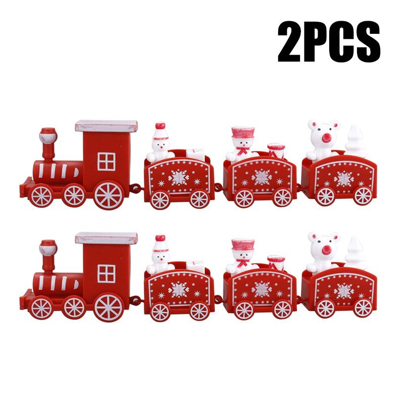 Merry Christmas Train Ornament Decor for Home Xmas Kids Gift 2025 New Year Decoration 2025 Cake Decor Festoon Navidad Party