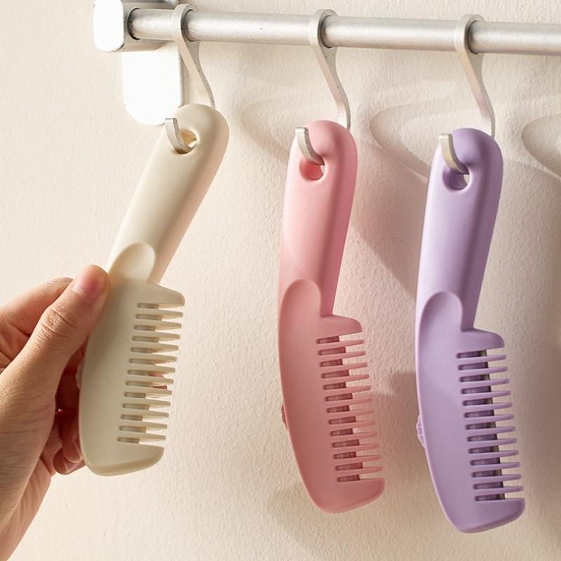 Portable Adjustable Three-Speed Hair Trimming Comb with Blade Home Self-Care Hair Split Ends Bangs Comb Detachable Trimmer Tools