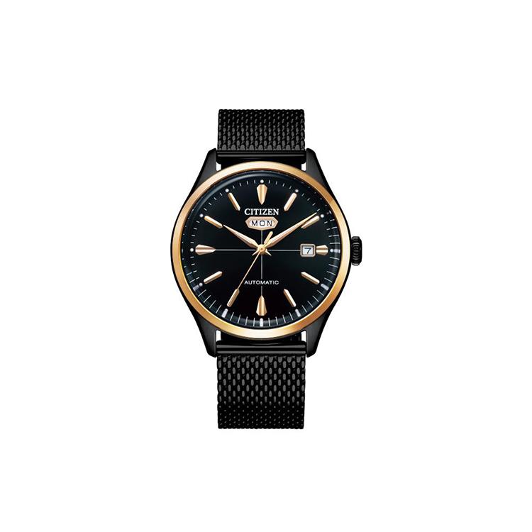 

CITIZEN Mechanical Movement Stainless Steel Strap Watch Men s Watches Black Dial NH8396-82EB