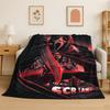 Personaggio Film Horror Chucky S-Scream Cartone Animato Coperta in Flanella Morbida Calda Plaid per Camera da Letto Soggiorno Letto Viaggio Regalo