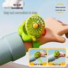 2025 Gradient Flower USB Rechargeable Handheld Mini Fan for Kids