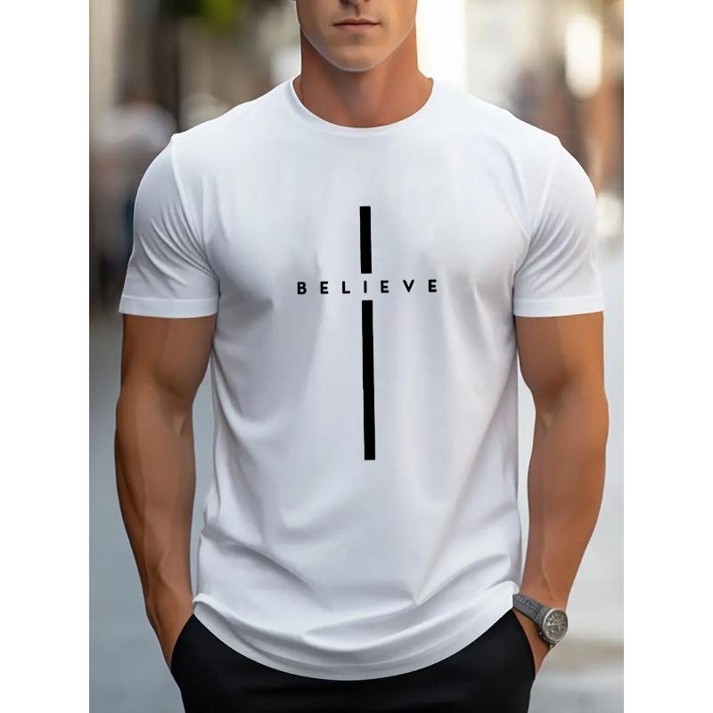 

European sizes Mens TShirt Comfortable Crew Neck Casual Cotton ShortSleeves Soft Breathable Top Menswear Tshirt Summer Spring Streetwear 4XL білий