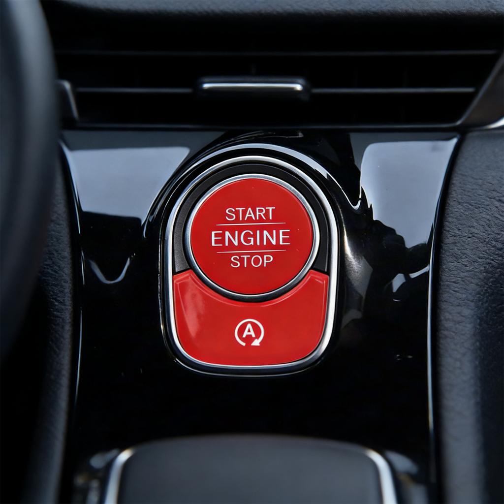 1Pc ABS Car Engine Start Stop Push Switch Button Cover Replacement Car Accessories for Mercedes Benz A B Class W177 W247