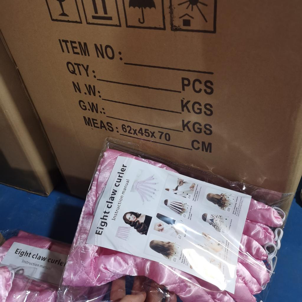 No Heat Curling Iron Lazy Sleep Pearl Sponge Big Wave Curling Iron Does Not Hurt Hair