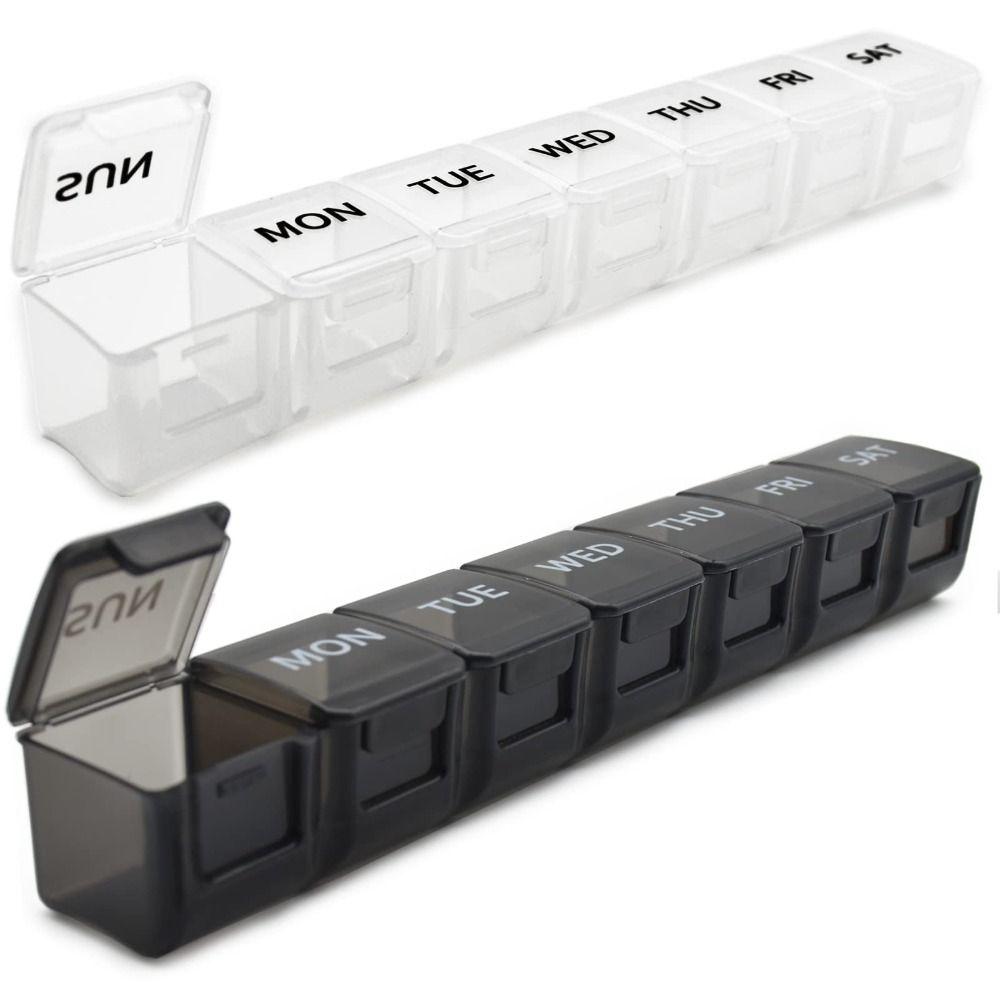 Pill Organizer Medicine Box 7 Day Medicine Tablet Storage Medicine Organizer Pill Case Pill Box
