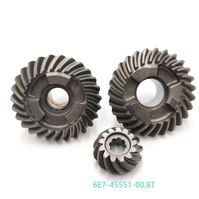 Gear Set for Yamaha and Gear Set for Hidea 2 Stroke 15HP 15F Boat Engine 6E7-45560-01 63V-45551-00 6E7-45571-00 6E7 Gear Set 8T